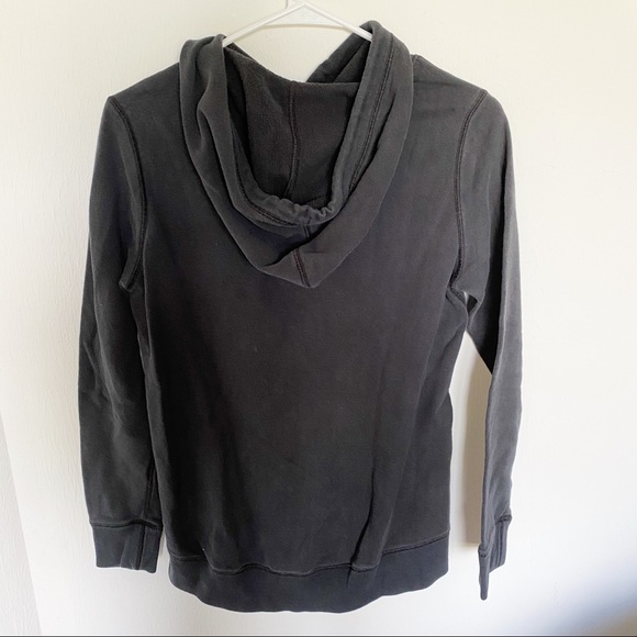 Black Under Armour Hoodie with Large Grey Symbol - Picture 2 of 3